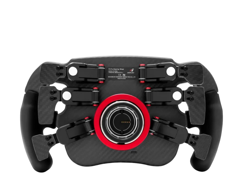 SIMAGIC FX Pro Steering Wheel Color Screen Carbon Fiber Six Paddles