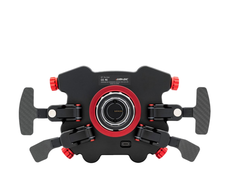 SIMAGIC GT Pro Hub, Shifter & Clutch Paddles with knob