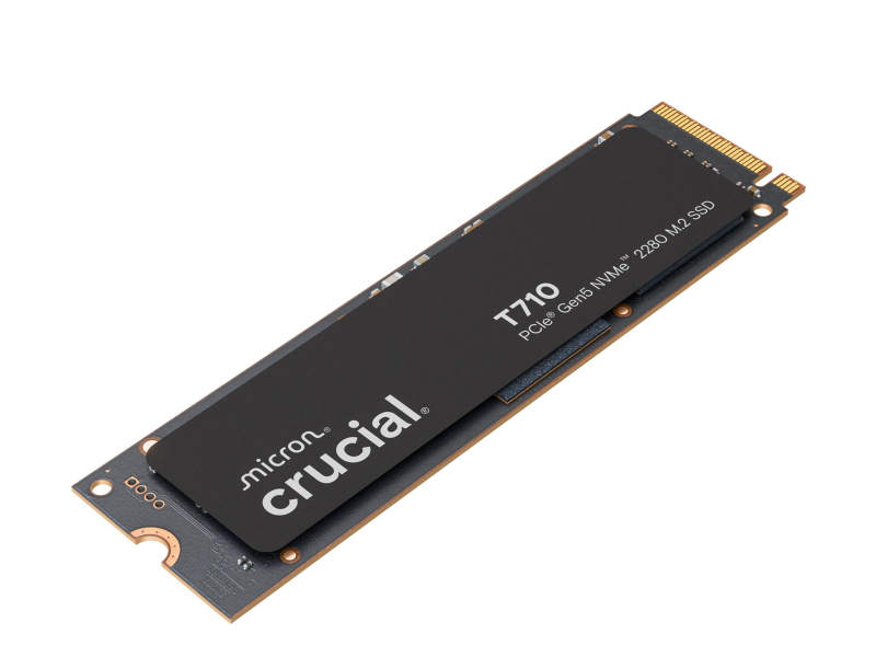SSD-Festplatte Crucial 2TB M.2 PCIe Gen5 NVMe T710
