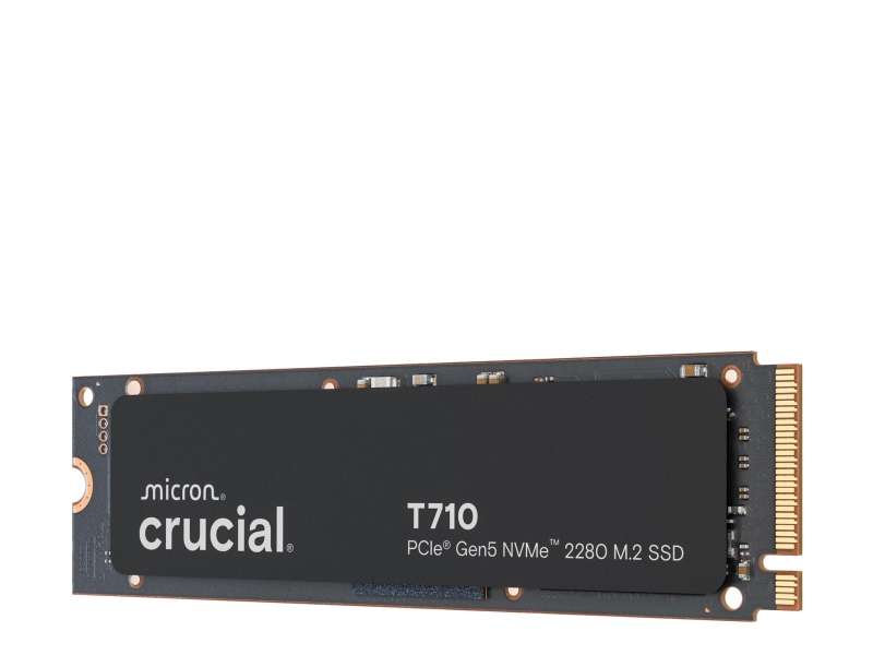 SSD-Festplatte Crucial 2TB M.2 PCIe Gen5 NVMe T710