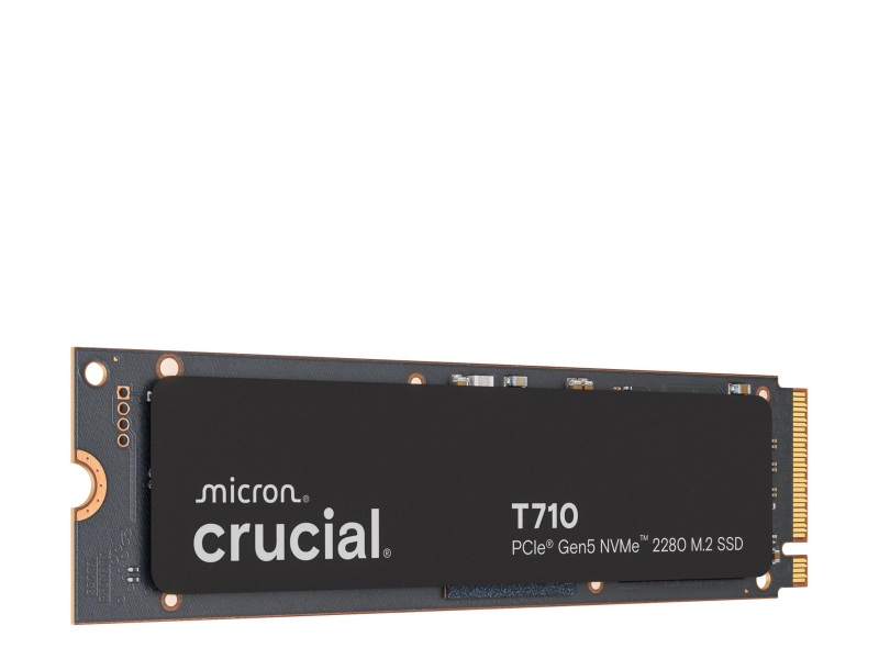 SSD-Festplatte Crucial 2TB M.2 PCIe Gen5 NVMe T710