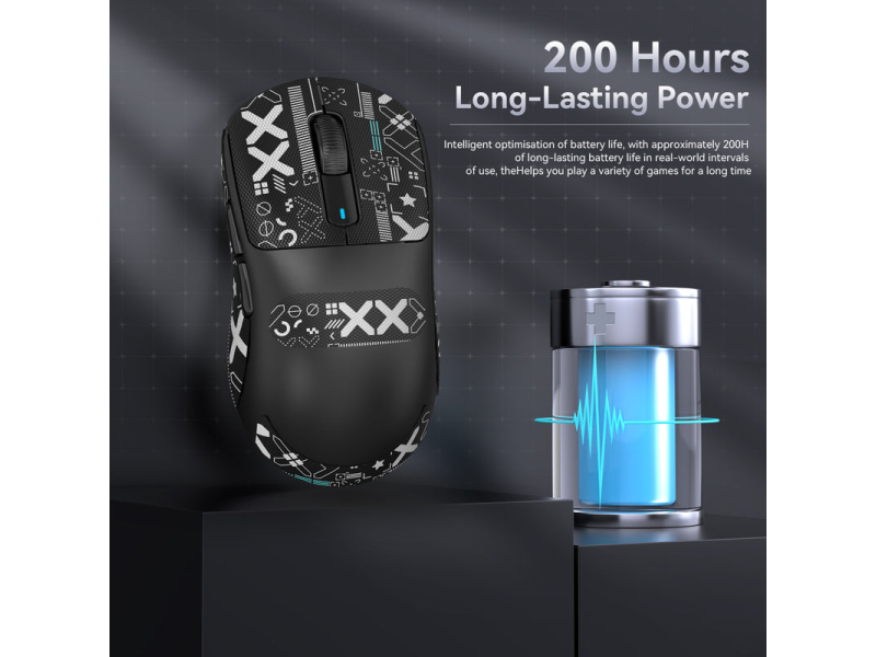 Attack Shark X3PRO 8kHz PAW3395 Omron weiß