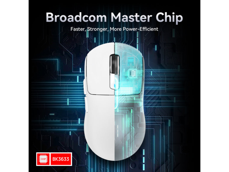 Attack Shark X3PRO 8kHz PAW3395 Omron weiß