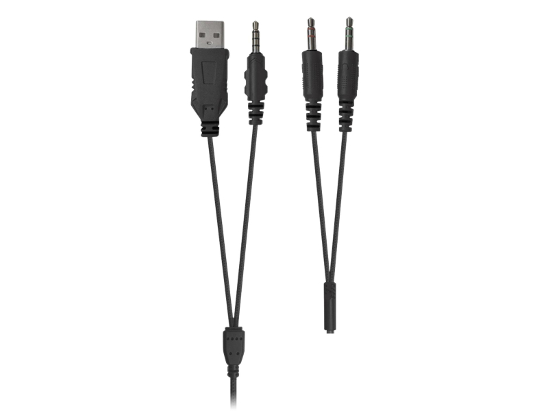 Kabelgebundene SpeedLink CONUX RGB Stereo Gaming Headset, schwarz