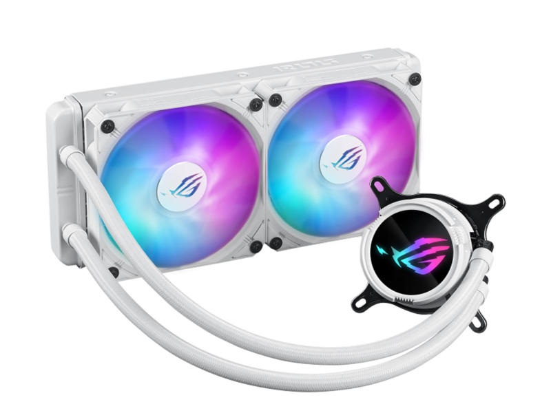 Wasserkühlung ASUS ROG STRIX LC III 240 ARGB Weiß 2x120mm