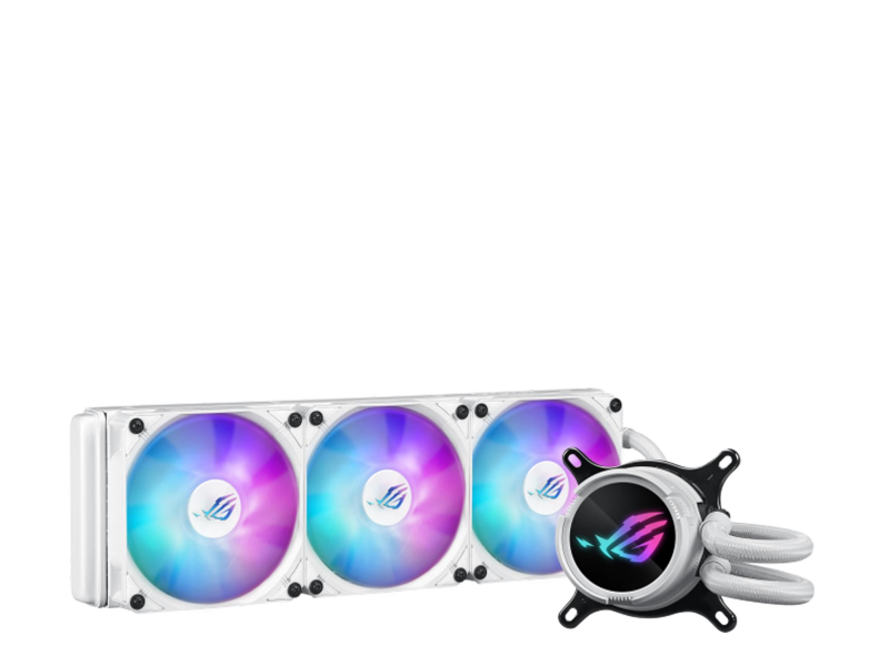 Wasserkühlung ASUS ROG STRIX LC III 360 ARGB Weiß 3x120mm
