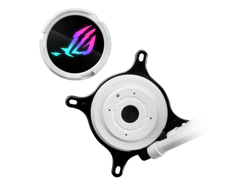 Wasserkühlung ASUS ROG STRIX LC III 360 ARGB Weiß 3x120mm