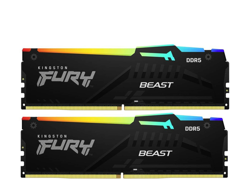Kingston FURY 32GB (2x16GB)/6000 CL36 Beast RGB Schwarz