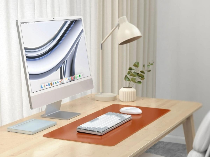 Maustischunterlage Satechi Maustischunterlage aus veganem Leder braun