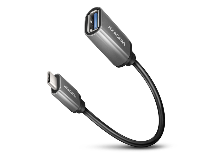 Axagon RUCM-AFAC, Kabelreduzierung USB-C (M) - USB-A (F), 20cm