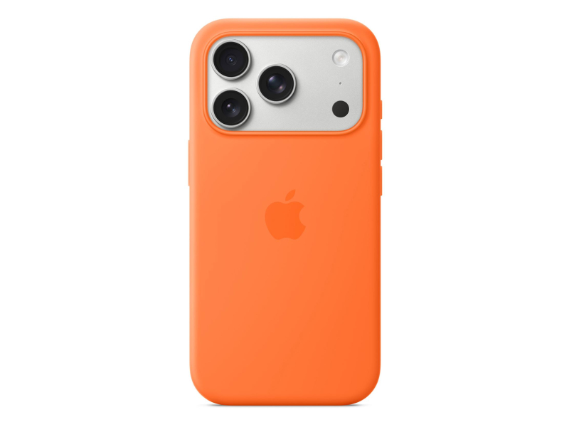 Apple Silikonhülle mit MagSafe für iPhone 17 Pro orange