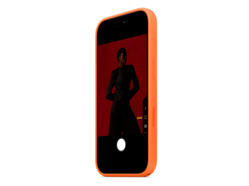 Apple Silikonhülle mit MagSafe für iPhone 17 Pro orange