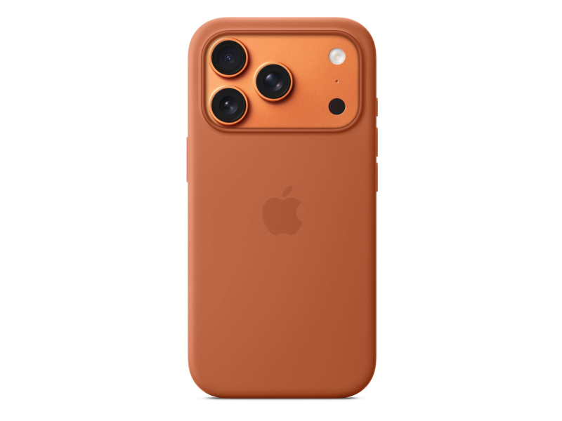 Apple Silikonhülle mit MagSafe für iPhone 17 Pro braun