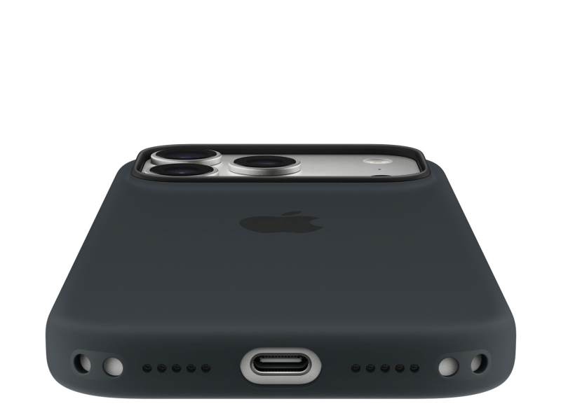 Apple Silikonhülle mit MagSafe für iPhone 17 Pro schwarz