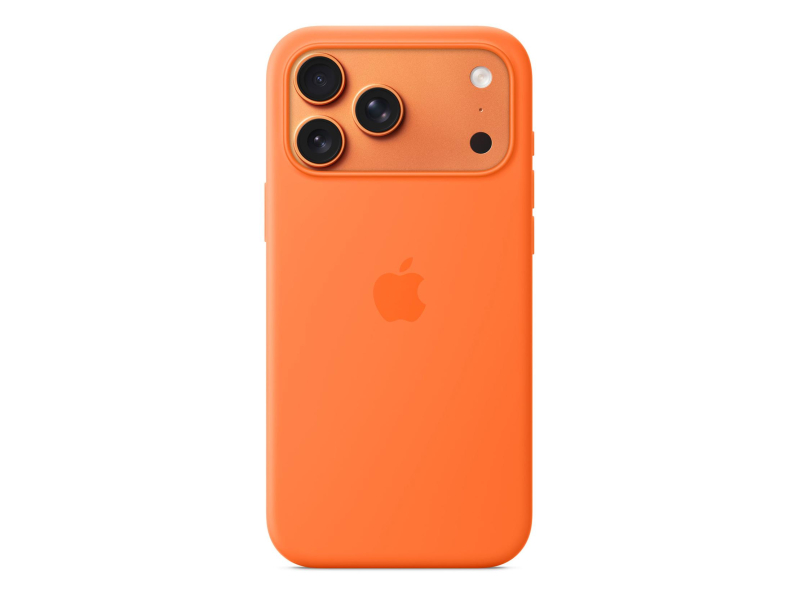 Apple Silikonhülle mit MagSafe für iPhone 17 Pro Max orange
