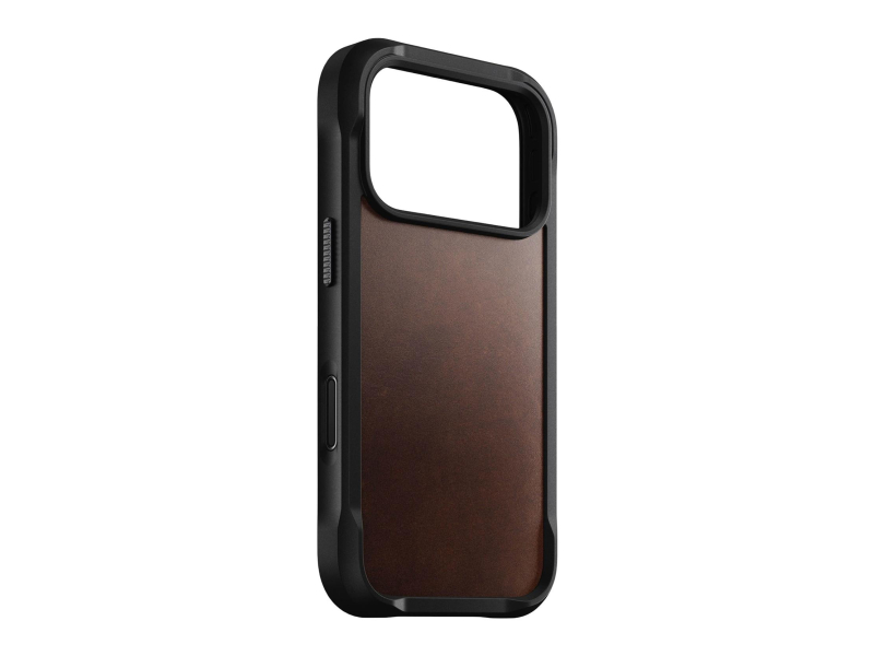 Nomad Rugged Leather Case für iPhone 17 Pro MagSafe rustikales Braun