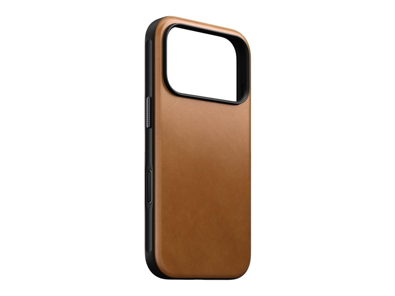 Nomad Modern Leather Case für iPhone 17 Pro MagSafe englisch tan-c