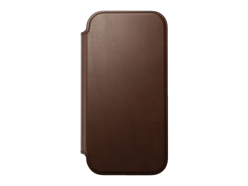 Nomad Modern Leather Folio für iPhone 17 MagSafe braun