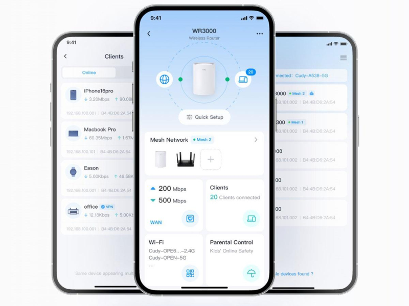Cudy P2 (Wi-Fi 3000Mb/s a/b/g/n/ac/ax) 5G