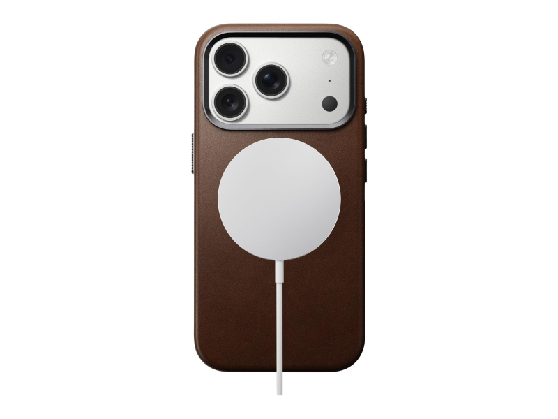 Nomad Traditional Leather Case für iPhone 17 Pro MagSafe braun