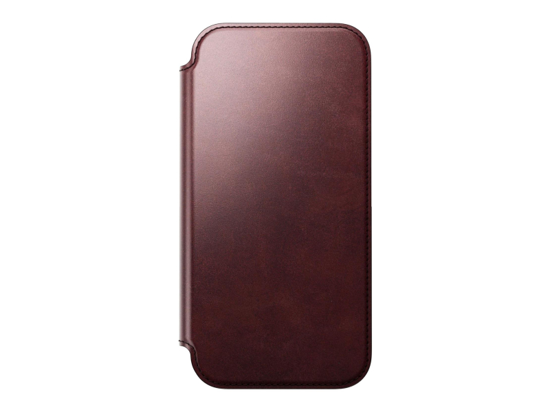 Nomad Modern Leather Folio für iPhone 17 Pro Max MagSafe burgund