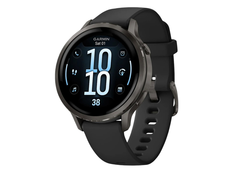 Garmin Venu 4 Slate 41mm mit schwarzem Armband