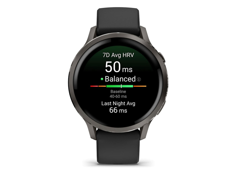 Garmin Venu 4 Slate 41mm mit schwarzem Armband