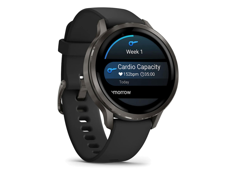 Garmin Venu 4 Slate 41mm mit schwarzem Armband