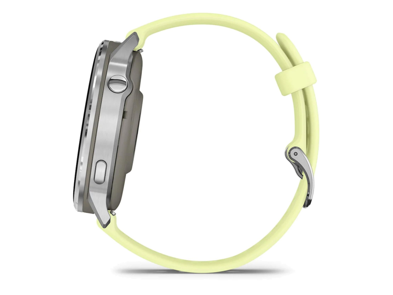 Garmin Venu 4 Silber 45mm mit gelbem Armband