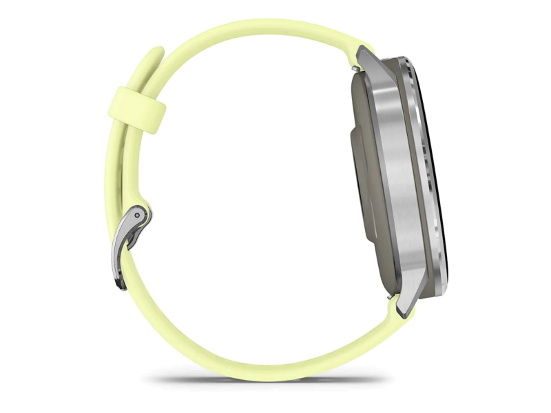 Garmin Venu 4 Silber 45mm mit gelbem Armband