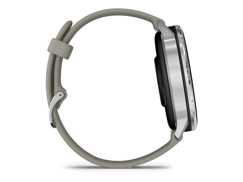 Garmin Venu 4 Silber 45mm mit grauem Armband