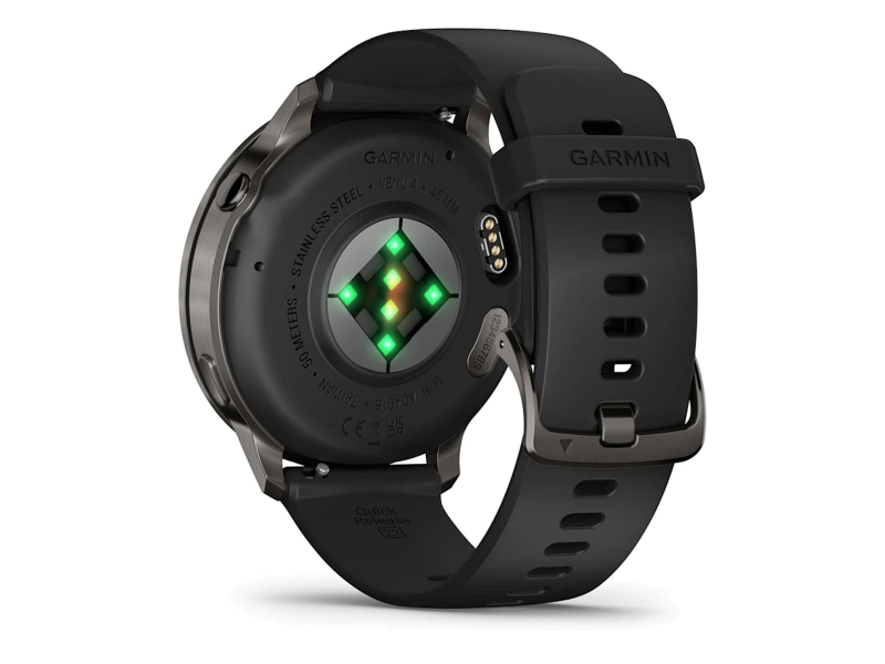 Garmin Venu 4 Slate 45mm mit schwarzem Armband