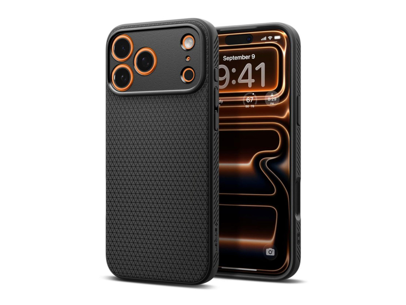 Spigen Liquid Air für iPhone 17 Pro Max Matteschwarz