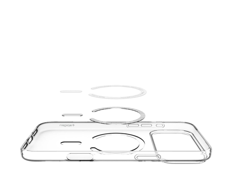 Spigen Liquid Crystal Mag Magsafe für iPhone 17 Pro Max Clear/White