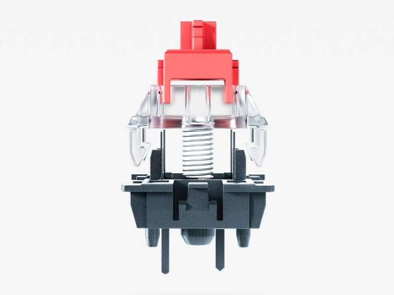 Rampage TKL GHOST Huano Red Switch weiß