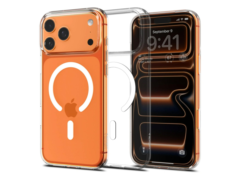 Spigen Liquid Crystal Mag Magsafe für iPhone 17 Pro Clear/White