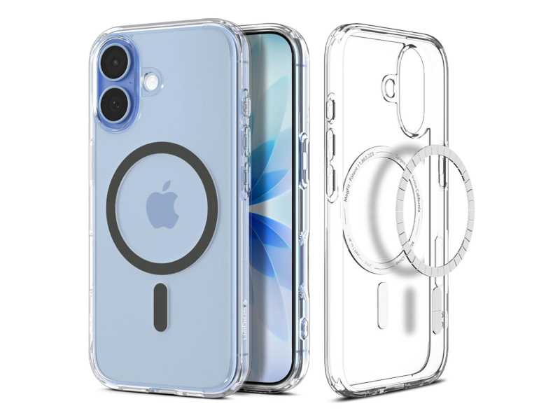 Spigen Ultra Hybrid Mag Magsafe für iPhone 17 Clear/Graphit