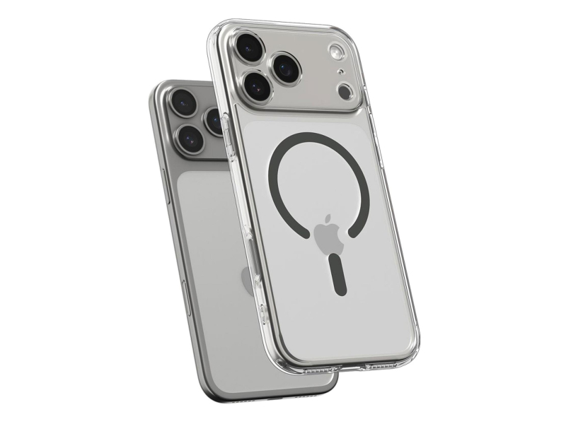 Spigen Ultra Hybrid Mag Magsafe für iPhone 17 Pro Clear/Graphit