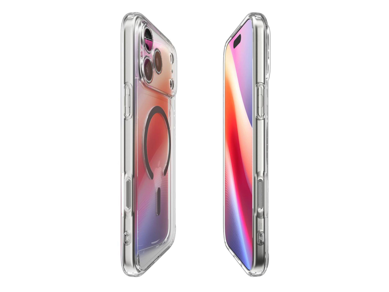Spigen Ultra Hybrid Mag Magsafe für iPhone 17 Pro Clear/Graphit