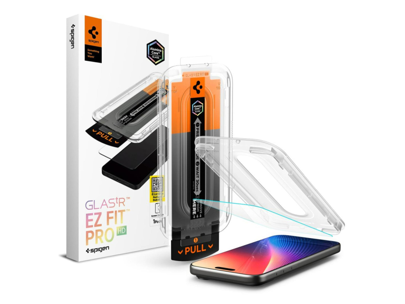 Spigen Glas.Tr ”Ez Fit Pro” für iPhone 16 Pro Max / 17 Pro Max Clear