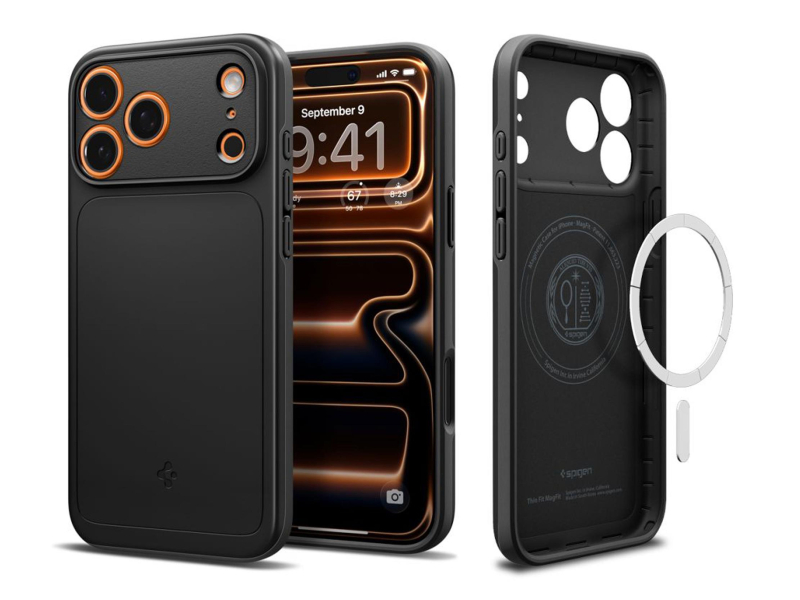 Spigen Thin Fit Mag Magsafe für iPhone 17 Pro Schwarz