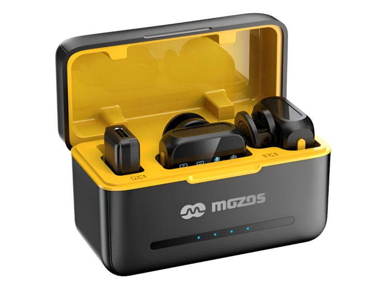 Mozos MX3-DUAL kabellose Mikrofone 2.4GHZ BT 5.3