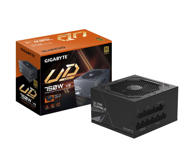 Gigabyte UD750GM PG5 V2 750W 80 Plus Gold ATX 3.1