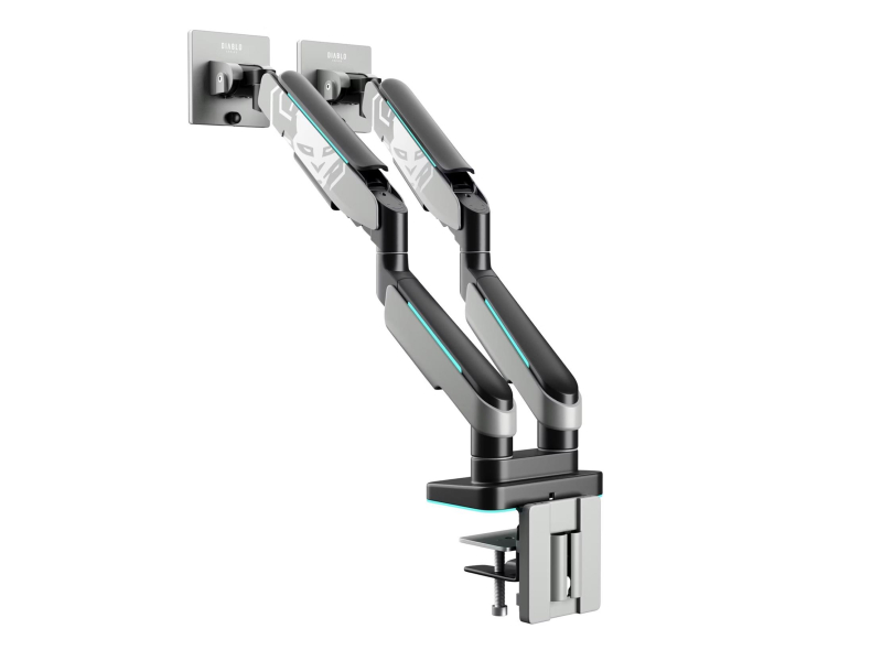 Diablo Chairs X-ARM Dual RGB grau-schwarz