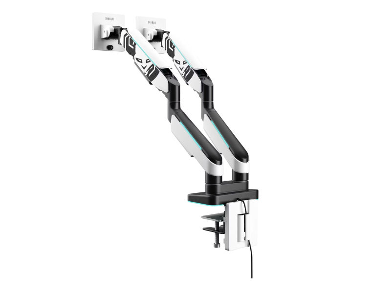 Diablo Chairs X-Arm Dual RGB weiß-schwarz