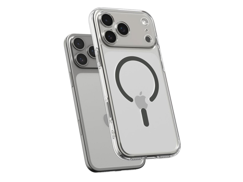 Spigen Ultra Hybrid Mag Magsafe für iPhone 17 Pro Max Clear/Graphite