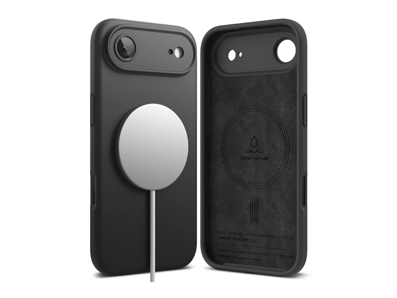 Ringke Silikon Magnet Magsafe für iPhone 17 Air Schwarz