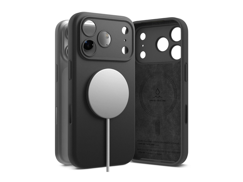 Ringke Silikon Magnet Magsafe für iPhone 17 Pro Max Schwarz