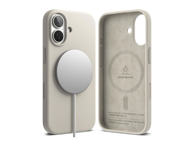 Ringke Silicone Magnetic Magsafe für iPhone 17 Stone