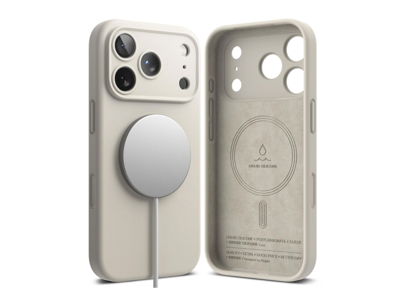 Ringke Silikon Magnet Magsafe für iPhone 17 Pro Max Stone